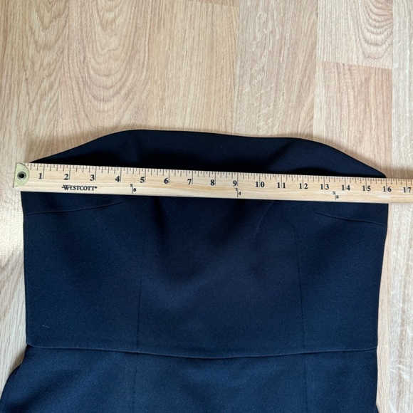 SAFIYAA Rowan Black Ostrich Feather-Trimmed Short Dress Size US 8 $1925 NWT - Picture 10 of 12